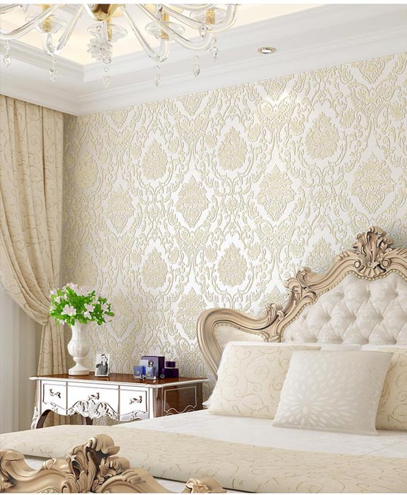 کاغذ دیواری اتاق خواب کلاسیک