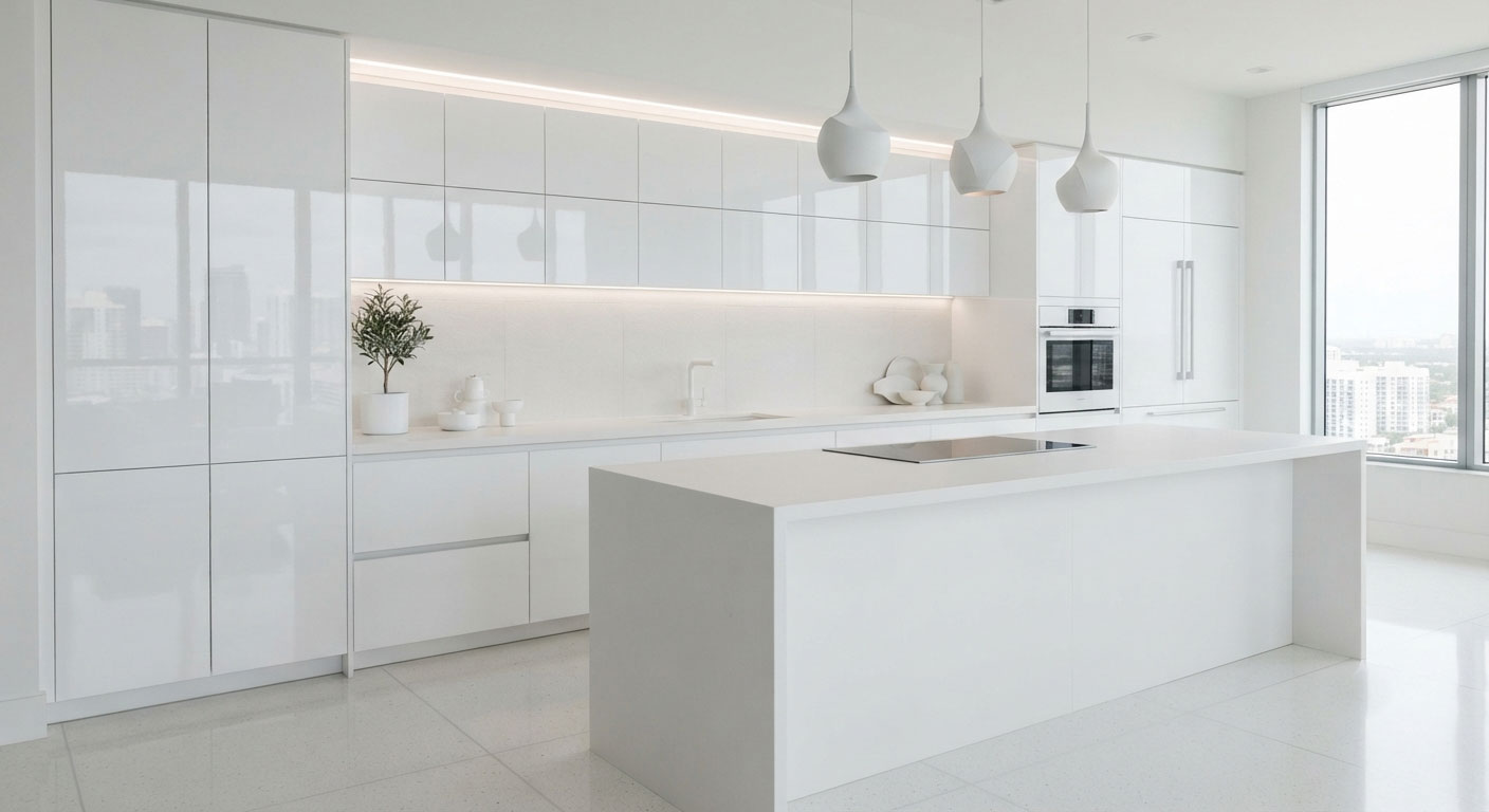 زیباترین مدل کابینت های گلاس