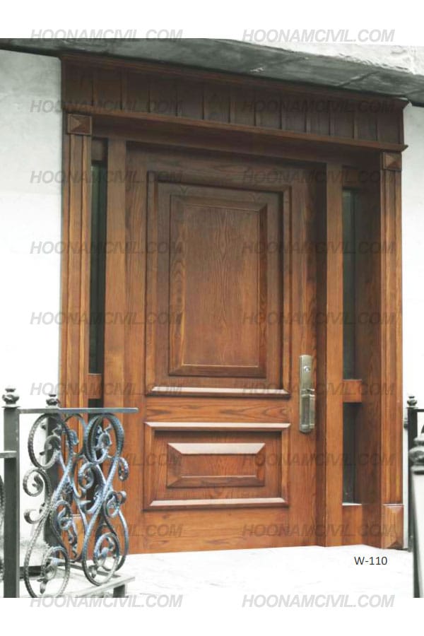 درب لابی چوبی