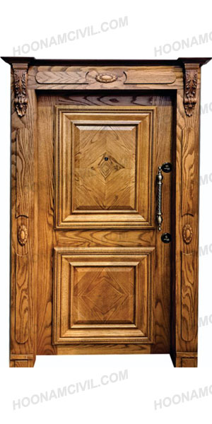 درب ضد سرقت چوبی مدرن